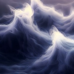 Phantom Tides – Abstract Seascape Art Print