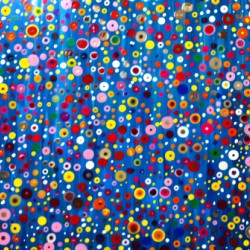 Cosmic Confetti – Vibrant Abstract Art Print