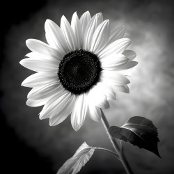 Sunflower Selfie 11 - Sunflower Portrait Art Prints