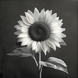 Sunflower Selfie 4 - Sunflower Portrait Art Prints