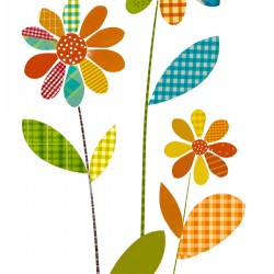 Plaid Botanica 2 - Modern Floral Art Prints