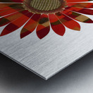 Plaid Botanica 22 - Contemporary Floral Art Prints Metal print