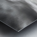 Hope In Contrast - Minimal Sunflower Art Prints Metal print