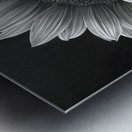 Sunflower Selfie 20 - Sunflower Portrait Art Prints Metal print