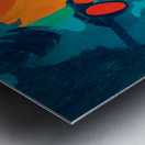 Intellectual Smoke – Vintage Pop Portrait Art Print Metal print