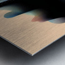 Echo Form – Gradient Wave Abstract Print Metal print