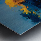 Edge of Light – Geometric Horizon Abstract Print Metal print