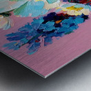 Pink Room Bouquet – Floral Still Life Print Metal print