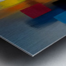 City Echoes - Color Block Abstract Print Metal print