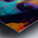 Calavera Azul D a de los Muertos Sugar Skull Metal print