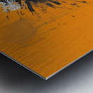 Contrast – Monochrome Splash Portrait Print Metal print