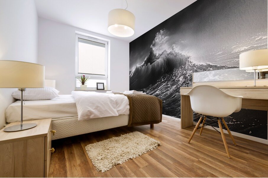 Ocean’s Fury - Crashing Wave Art Prints Mural print