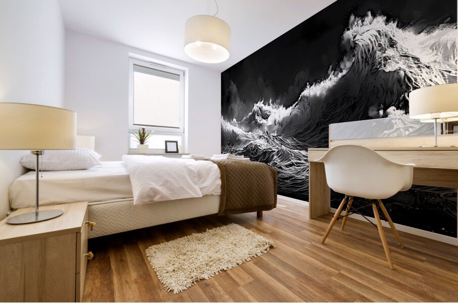 Tempestuous Symphony - Stormy Ocean Art Prints Mural print