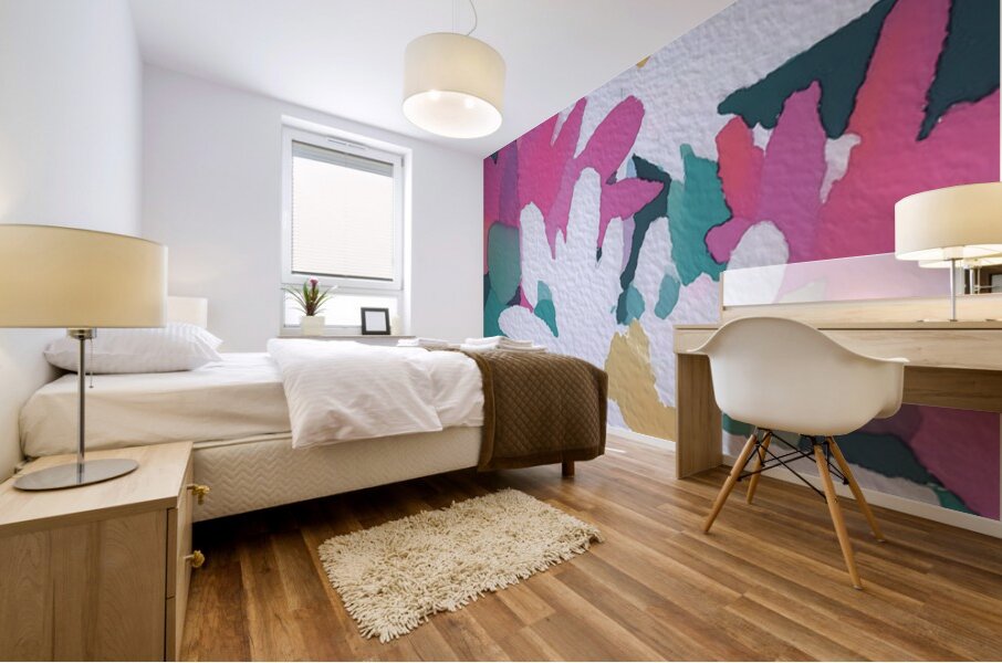 Pastel Petal Whispers - Pastel Floral Art Prints Mural print