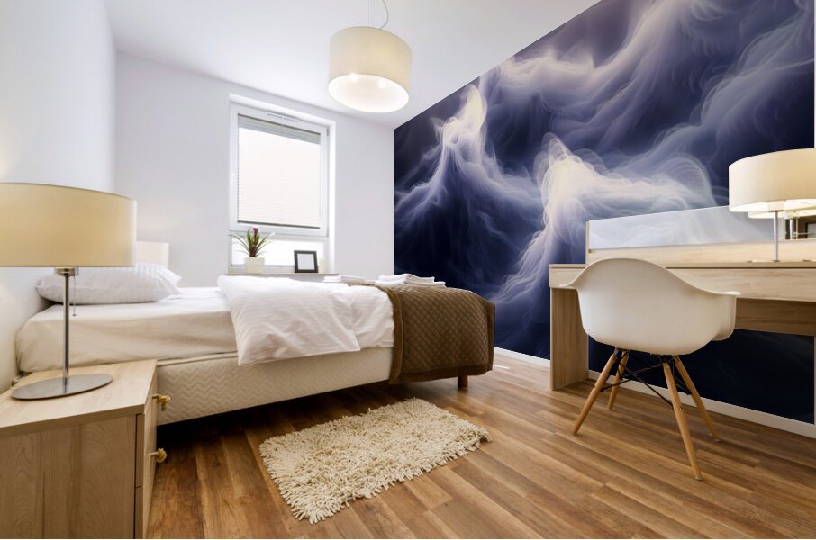 Phantom Tides – Abstract Seascape Art Print Mural print