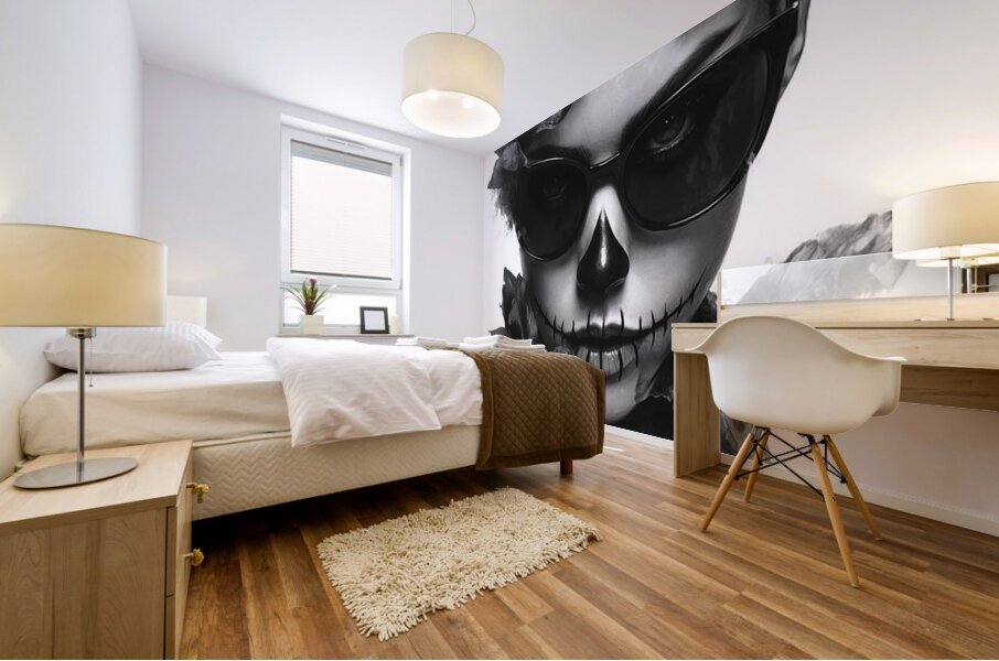 El Arte de Matar – The Art of the Kill Sugar Skull Art Print Mural print