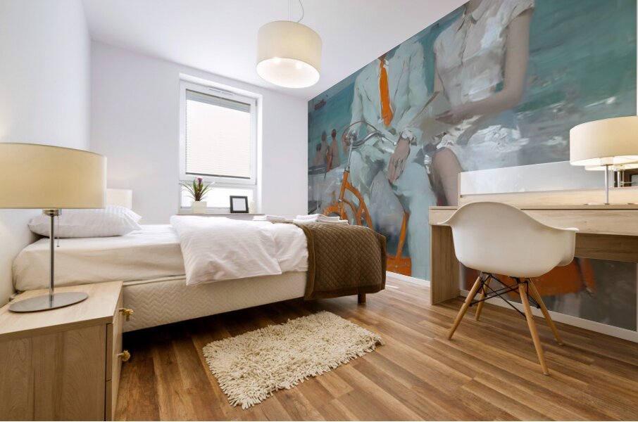 Elegance Under the Sun – Vintage Fashion Poster Art Print Mural print