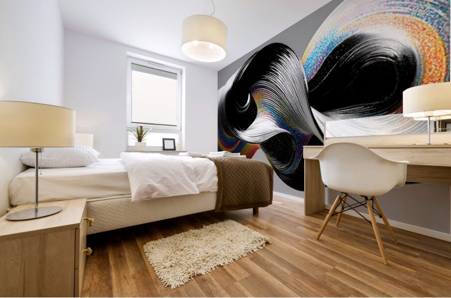 Continuum Loop – Monochrome Infinity Print Mural print