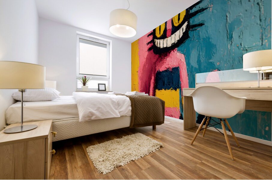 The Laughing Cat – Contemporary Pop Art Print Mural print
