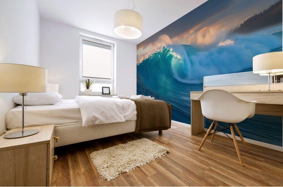 Ocean Fury – Crashing Wave Print Mural print