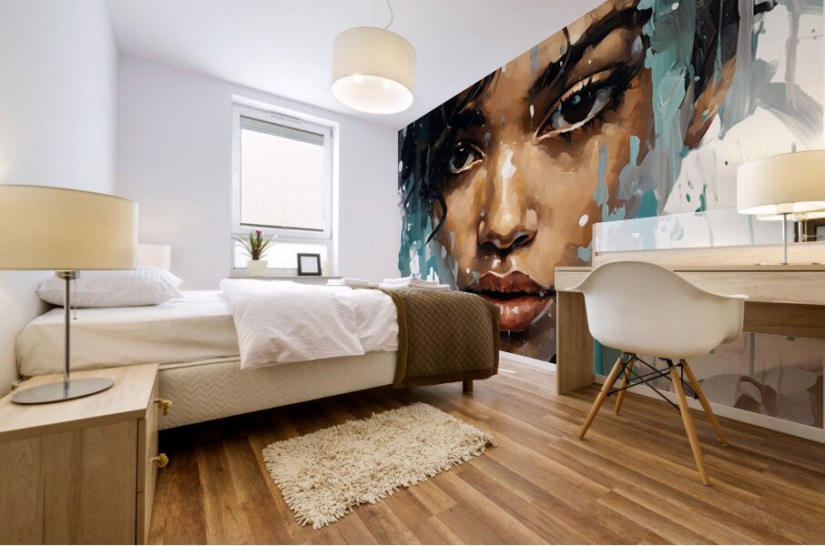 Paranoid – Pop Surreal Portrait Art Print Mural print