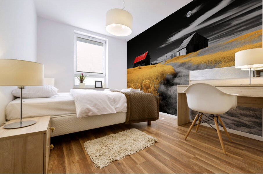 Revival - Sunrise Marsh Landscape Art Prints Mural print