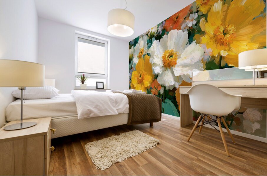 Fleurs Elegantes - Elegant Blooms - Classic Floral Art Prints Mural print