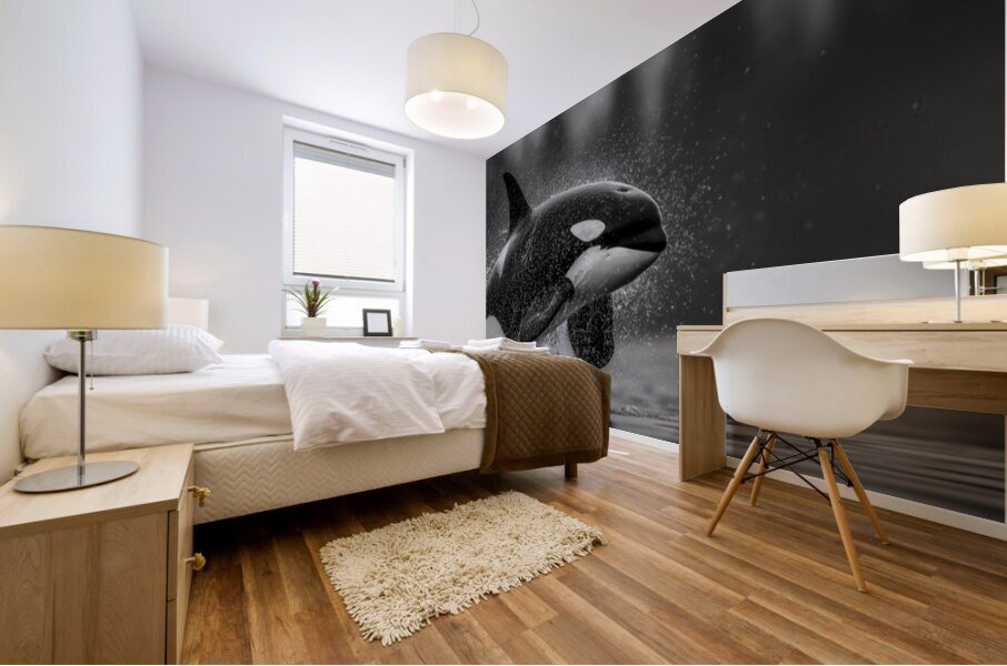 Ambush - Orca Wildlife Art Prints Mural print