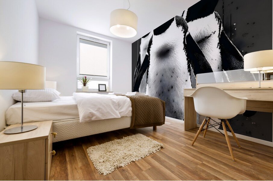 March of the Frost – Penguin Formation Print Mural print