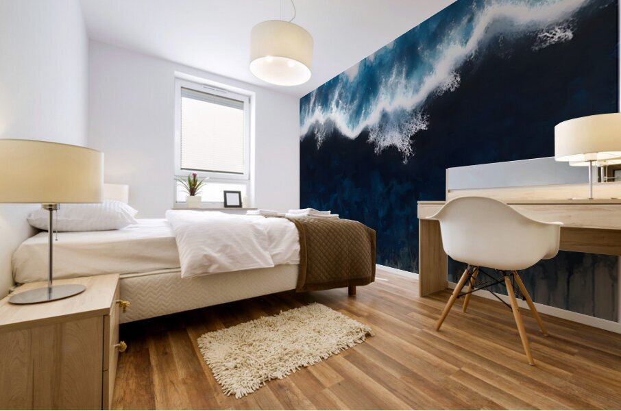 Deep Surge – Abstract Ocean Print Mural print