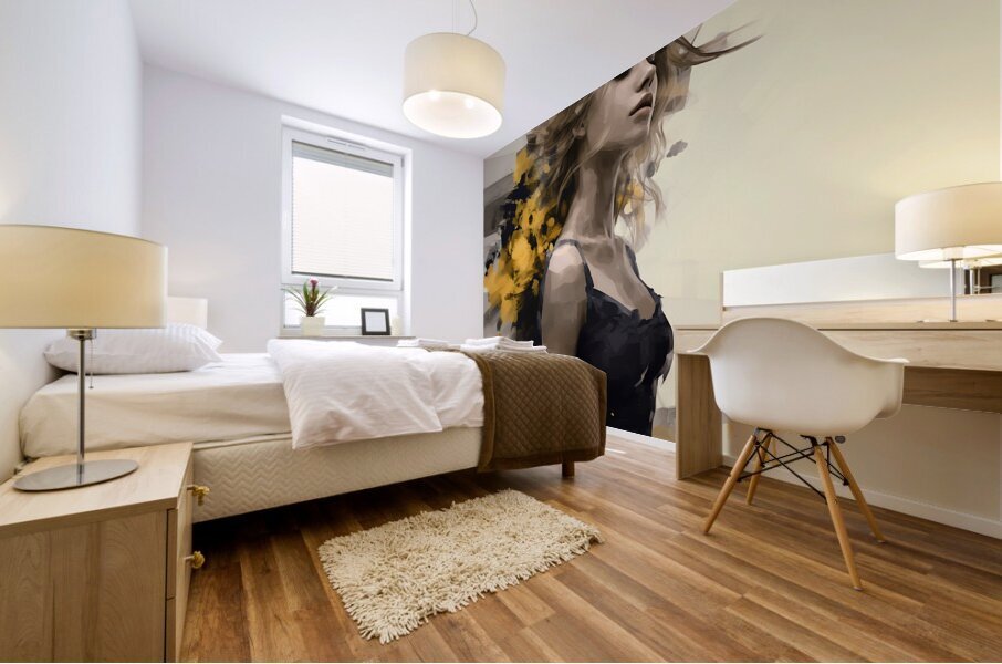 Mania – Pop Surreal Portrait Art Print Mural print