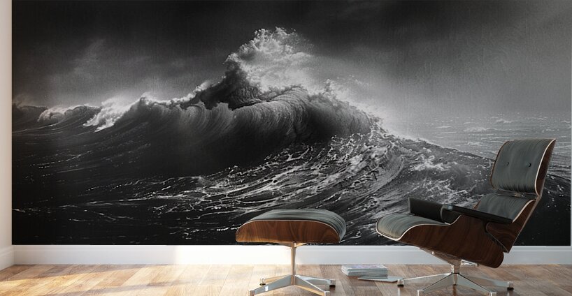 Ocean’s Fury - Crashing Wave Art Prints Wall Murals