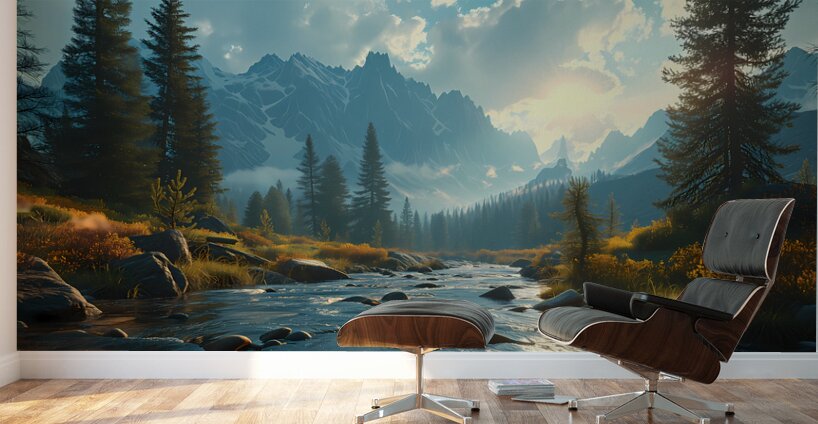 Home Away From Home - Tranquil Landscape Art Prints Wall Murals