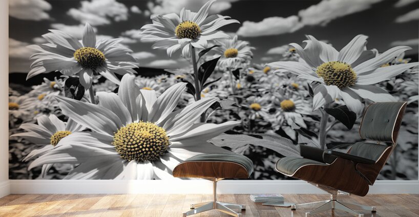 Motion Blur - Abstract Floral Motion Art Prints Wall Murals