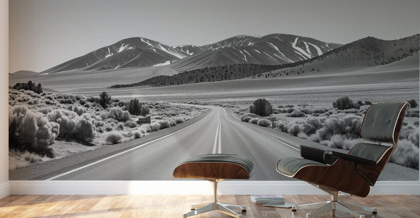 Starting Line - Minimal Landscape Art Prints Wall Murals