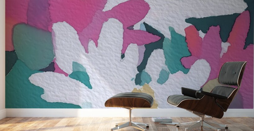 Pastel Petal Whispers - Pastel Floral Art Prints Wall Murals