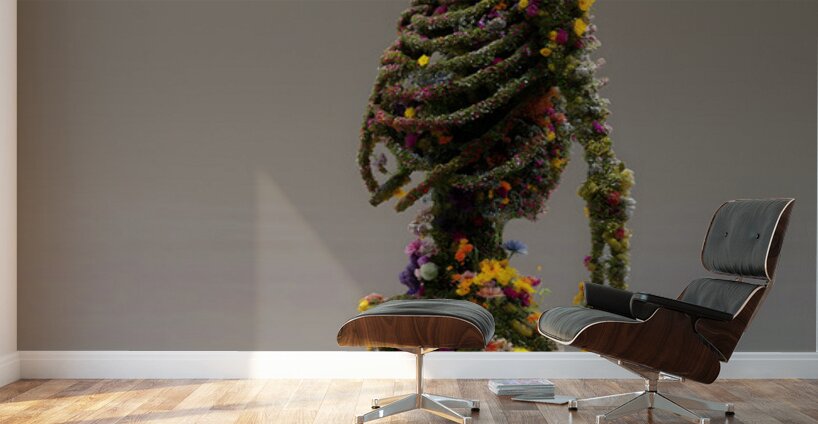 Decay In Bloom - Sculptural Botanical Art Prints Wall Murals