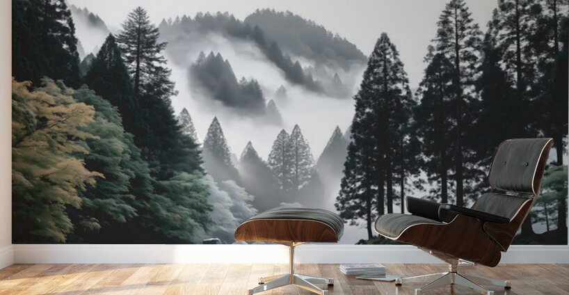 Under The Shroud - Monochrome Landscape Art Prints Wall Murals