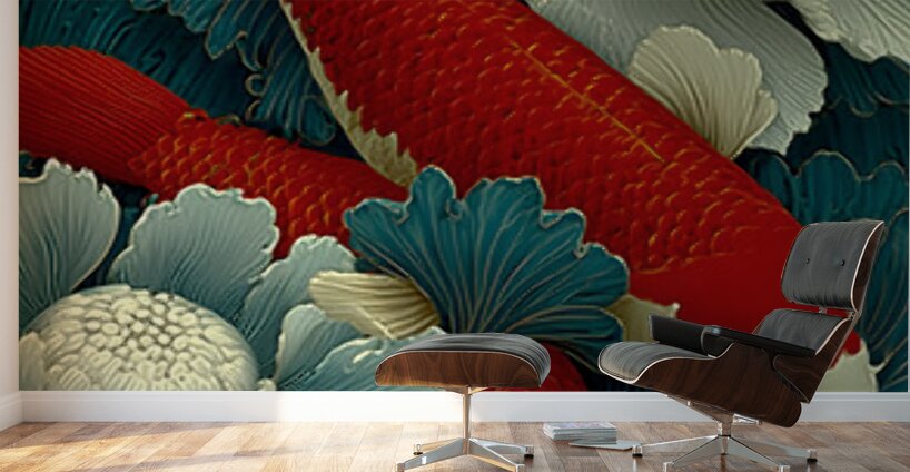 Seishin No Koun 精神の幸運 - Spiritual Good Fortune - Japanese Floral Art Prints Wall Murals