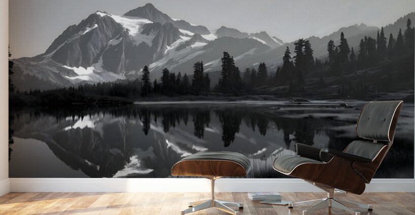 Where Giants Sleep - Mountain Landscape Art Prints Wall Murals