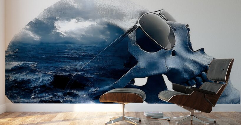 Dead Calm – Modern Seascape Art Print Wall Murals