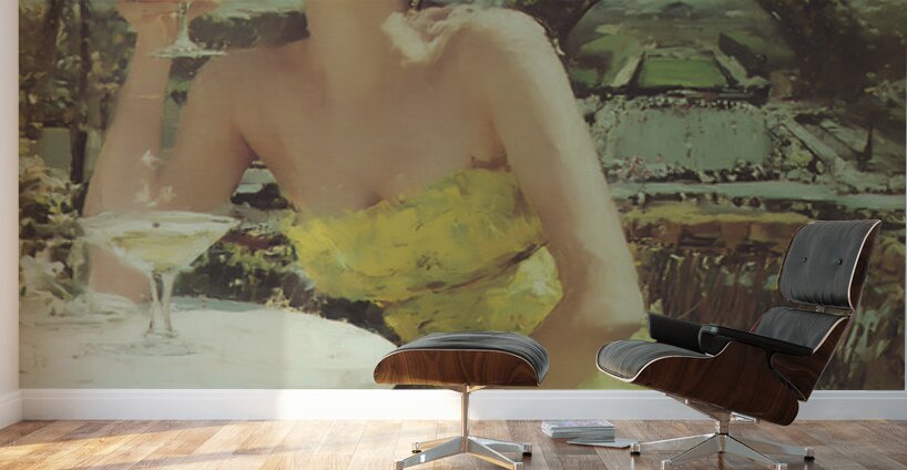 Parisian Joy Portrait – Vintage French Art Print Wall Murals