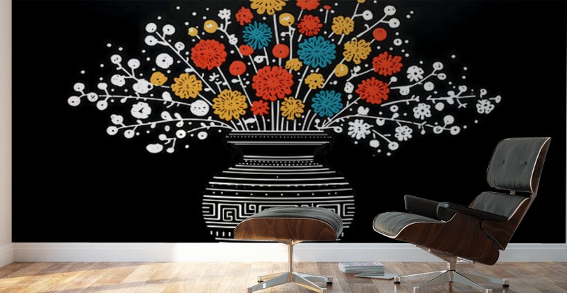 Pop Botanique – Botanical Pop Art Print Wall Murals