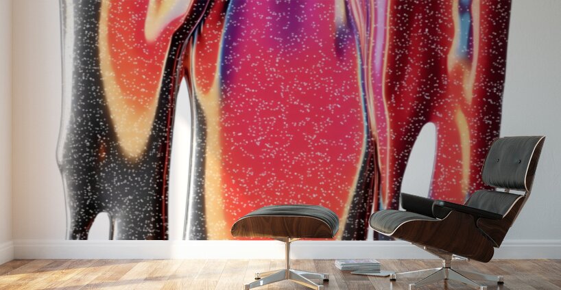 Velocity Palette – Compressed Color Burst Print Wall Murals