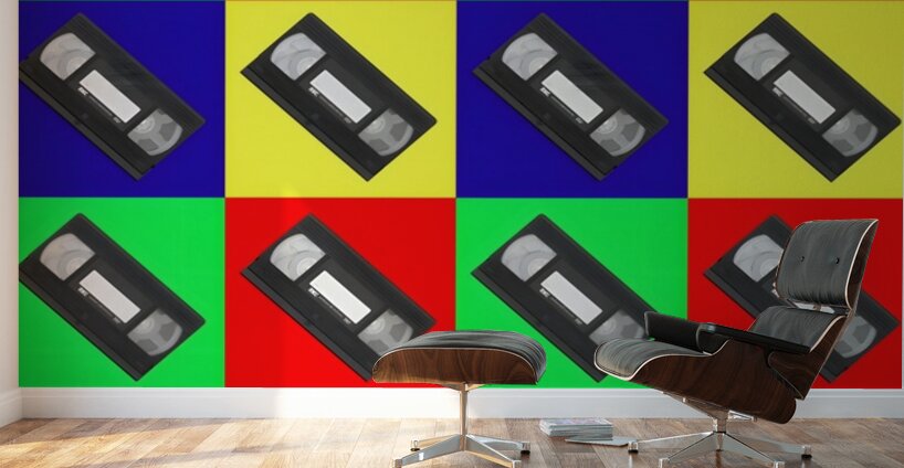 Be Kind Rewind – VHS Pop Art Print Wall Murals