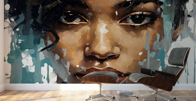 Paranoid – Pop Surreal Portrait Art Print Wall Murals