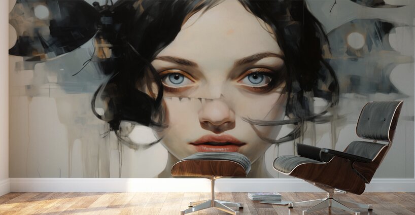 Schizoaffective Disorder – Pop Surreal Portrait Art Print Wall Murals