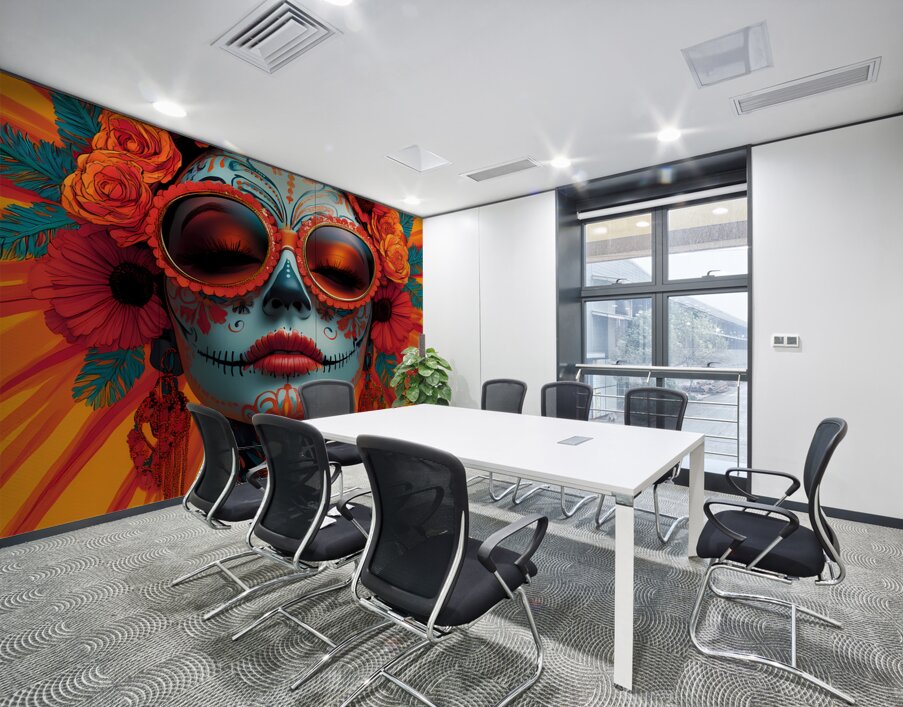 Diosa De Los Muertos - Goddess Of The Dead - Dia de los Muertos Art Prints Wall Printing