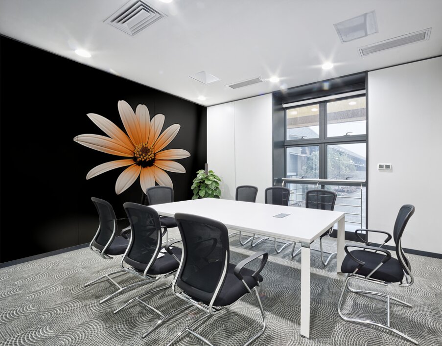 Whispers Of The Wild Daisy - Monochrome Floral Art Prints Wall Printing