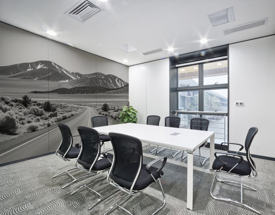 Starting Line - Minimal Landscape Art Prints Wall Printing